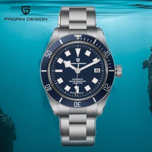 NEW PAGANI Design Top Brands Blue Men Watches Mechaical Watch Fashion waterproof 100M wristwatch Japan NH35 Relogio Masculino