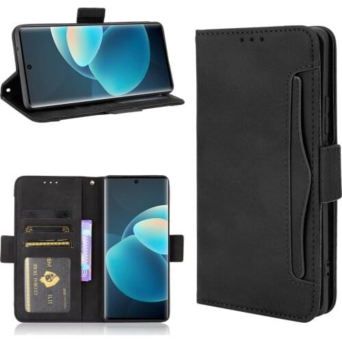 For Vivo X60 Case 6.56 inch Multi-function card slot Leather Book Flip Design Wallet Cover Vivo X60 V2045 Case