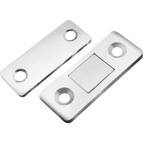 Magnetic Cupboard Ultra Thin Closures Catch Latch Door Closer Furniture Cabinet for Closet Cupboard Furniture Hardware