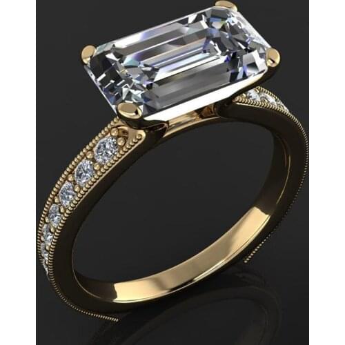 Marquis cut Wedding Rings