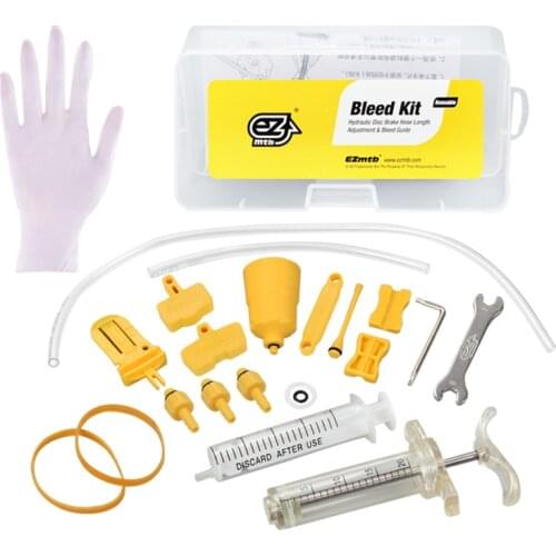 Pro Bicycle Hydraulic Disc Brake Mineral Oil Bleed Kit for SHIMANO/MAGURA/TEKTRO/SRAM Series MTB Bike Brake Repair Tools Set