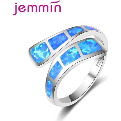 New Opal Rings For Women Jewelry 925 Sterling Silver Wedding Engagement Finger Ring For Lady Hihg Quality Femme Mujer