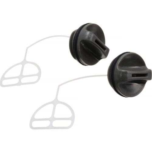 Replacement 2pcs Gas Tank Fuel Cap Oil Cap Set Plastic For Garden Lawn Mower Grass Trimmer Chainsaw Machine Tools Accessories
