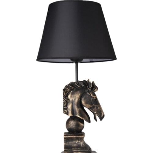 Hmydesign New Season Gift Decorative Accessories Office Bedroom Living Room Home Table For Horse Sculpture Criner Lampshade Gold