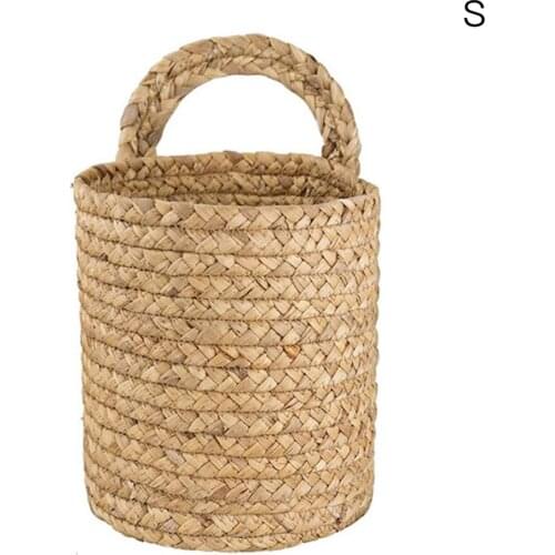 Garden Plant Basket Baskets Laundry Planter Seagrass Flower Pot Hot Sales Wicker Woven Home Decoration Countyard Hanging Pots