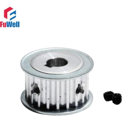 HTD5M-16T Timing Pulley With Keyway 16mm Belt Width Gear Belt Pulley 8/10/12mm Bore 16Teeth 5M Transmission Pulley