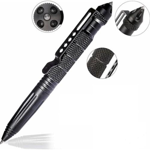 Defence Personal Tactical Pen Self Defense Pen Tool Multipurpose Metal Anti-skid Portable Pen