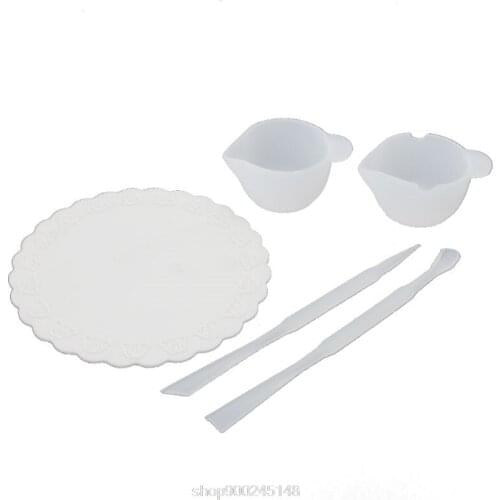 UV Resin DIY Casting Jewelry Tools Kit Including Silicone Cup Stirrers Spoon Pad N30 20 Dropshipping