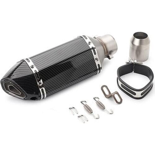 51mm Universal Motorcycle Exhaust Muffler Pipe Moto for yoshimura leovince KTM Benelli Honda Kawasaki Yamaha Ducati