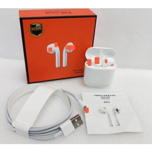 Mobile Earphones Waterproof Sport TWS P30 Max Wireless Microphone Headset Minimum Purchase (20) Pieces