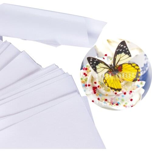 10/50/100Pcs Wafer Sheets Edible Rice Paper A4 Size 0.35mm Thickness Cake Decoration Tools Digital Printing Wafer Rice Paper