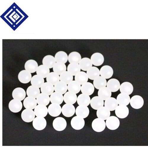 100pcs Polypropylene PP Solid Plastic Ball PP Bearing Diameter 6.35mm 1/4" 7mm 7.144mm 9/32"