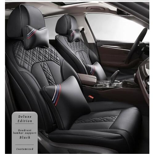 Red Leather Car seat covers For subaru forester legacy outback xv impreza Tribeca Trezia Stella accessories