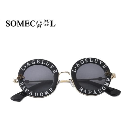 Child BrandNEW designer Kids Round Frame Sunglasses Children Glasses UV400 Baby Summer Eyeglasses Vintage Cute Girl Eyewear n297