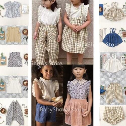 Baby Girls T Shirt Skirts Set 2021 Summer Sp Brand Kids Dress Toddlers Tee Tops Shorts Suit Cute Child Outfit Pant Matching Set