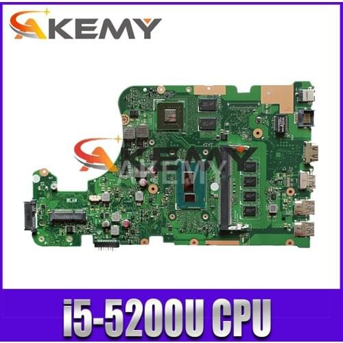 For Asus X555LD X555LN K555L F555L Laptop motherboard i5-5200U GT940M 4GB RAM REV.2.0 Graphic Mainboard Test good