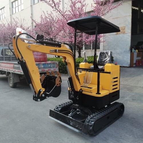 Mini digger for construction mini digger excavator with hydraulic joystick mini excavator 1.5ton with optional attachment