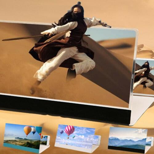 Mobile Phone 3D Screen Video Magnifier Folding Curved Enlarged Smartphone Movie Amplifying Projector Stand Bracket