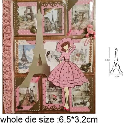 2020 New Metal dies Iron Tower Cutting Dies for DIY Scrapbooking Dies Album Paper Cards Making Embossing Decoration Craft Dies