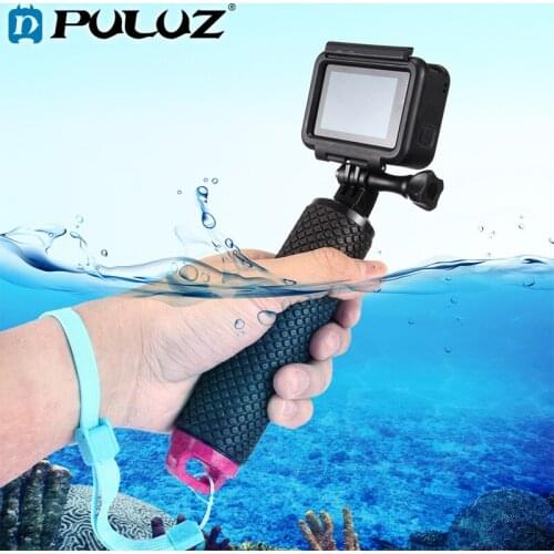 PULUZ Sport Camera Floating Hand Grip / Diving Surfing Buoyancy Rods with Adjustable Anti-lost Hand Strap for GoPro & Xiao