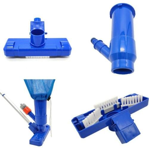 1Set Swimming Pool Jet Vacuum Cleaner Floating Objects Cleaning Tools Vac Suction Head Pool Fountain Vacuum Brush Cleaner