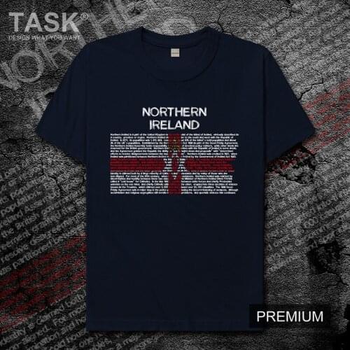 Northern Ireland Irish NIR NI national team mens t shirt top Short Sleeve sports clothes new summer cotton Printed t-shirt tide