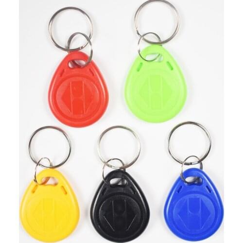 1000pcs/Lot 125KHz Proximity ABS Key Tags RFID Key Fobs for Access Control Rewritable Hotel T5577 Chip