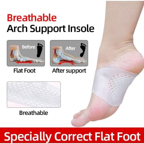 2pcs Professional Arch Orthotic Support Insole Foot Plate Flatfoot Corrector Shoes Cushion Foot Care Pads
