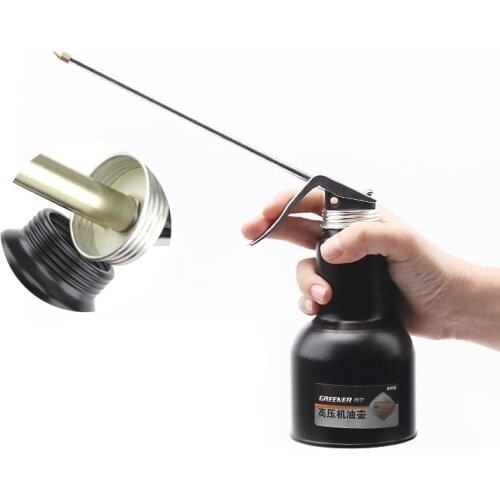 500g High Pressure Metal Tube Pump Oiler Hose Machine Oiler Grease Gun Tool Hand Oil Grease Gun High Pressure Fed Oil Gun