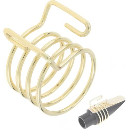 Alto Saxophone Mouthpiece Ligature Zinc Alloy Ligature Fastener for Rubber Mouthpiece for Alto Saxophone Parts