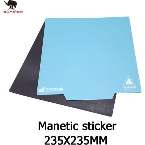 Creality 3D Ender-3 Magnetic Build 235*235mm Surface Plate Sticker Pads Ultra-Flexible Removable 3D Printer Heated Bed Cover