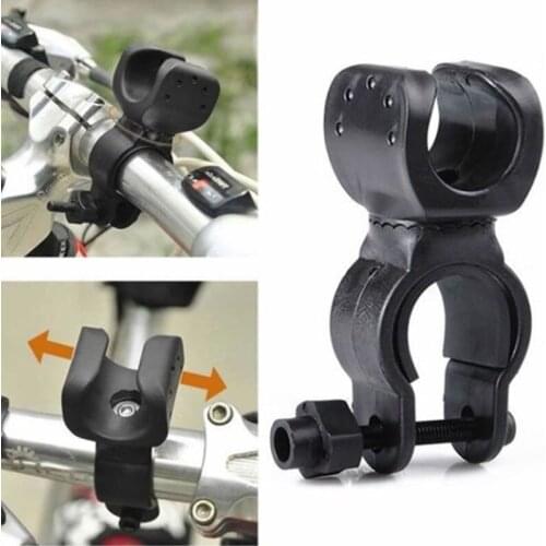 Rotate 360 degree front lamp holder for bicycle flashlight