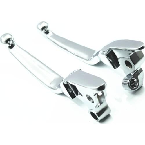 Chrome Aluminum Drag Specialties Clutch Brake Levers For Harley Road King FLHR Road Glide FLHRC