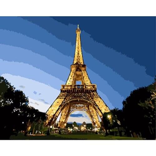 PAINTBOY Framed Pictures Painting By Numbers Landscape Handwork Canvas Oil Painting Home Decor For Living Room GX3270