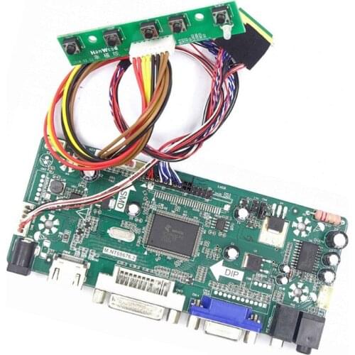 M.NT68676 HDMI DVI VGA LED LCD Controller board Kit DIY for N173H6-L01/N173H6-L02/N173H6-L04 1920X1080 Panel