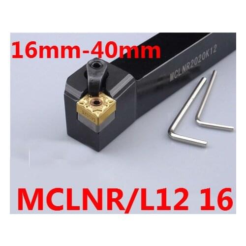 Angle 95 MCLNR1616H12 MCLNR2020K12 MCLNR2525M12 MCLNR3232P12 MCLNR2525M16 MCLNR3232P16/19 MCLNL1616h12 MCLNL CNC Turning tools
