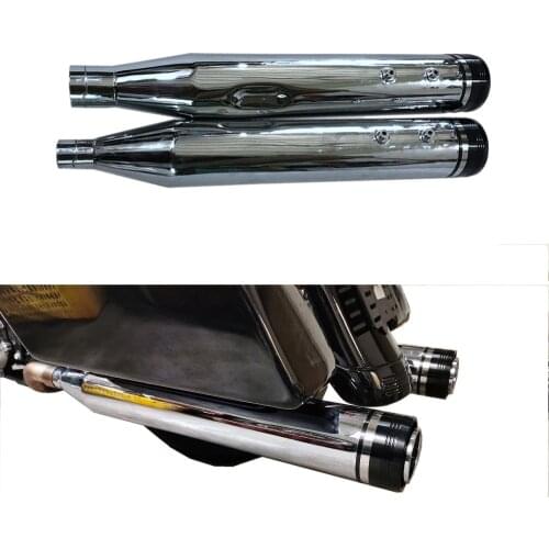 Motorcycle Slip On Mufflers Exhaust For Harley Touring Road King Road Glide Street Glide 1996-2016 2017-2021
