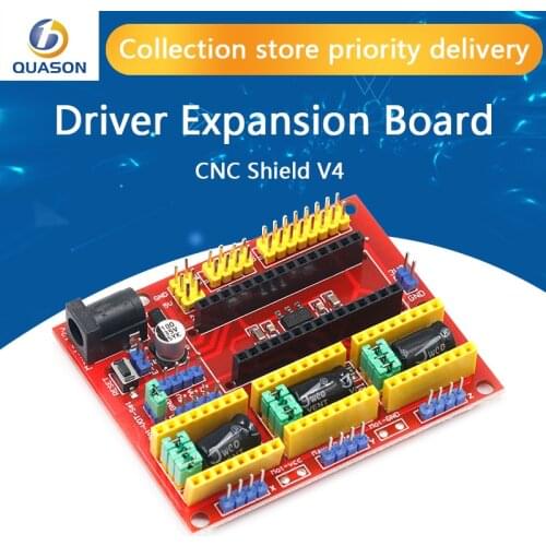 New CNC Shield V4 Engraving Machine / 3D Printer / A4988 Driver Expansion Board for arduino Diy Kit