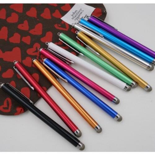 Metal pen with stylus for touch screen touching penuniversal stylus pen bulk for smart phone