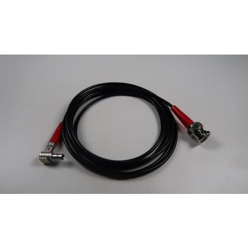 Single BNC to 90 degree Lemo 00 RG174 ultrasonic cable for Flaw Detector