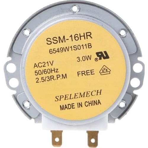 1 Pc Microwave Oven Turntable Synchronous Motor SSM-16HR 21V 3W 50/60Hz For LG