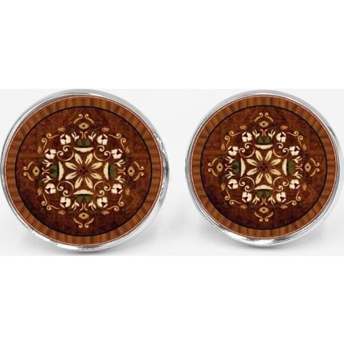 Free Shipping Handmade Magic Eyes Mens Cufflinks Mens Shirt Cuffs High Quality Silver Glass Cufflinks Husband Gift