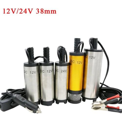 12V and 24V DC Diesel Fuel Water Oil Car Camping Fishing Submersible Transfer Pump Power Tool Accessories Vortex Pump 12L/MIN