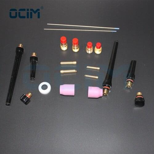 19pieces Argon Tig Welding Parts Kit with Plastic Package
