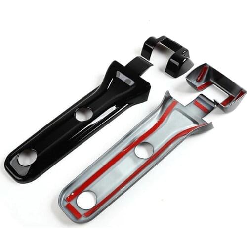 2pc Car Rear Door Hinge Decoration Tailgate Spare Tire Hinge Cover Trim For RT-TCZ Jeep Tailgate Hinge For Jeep Wrangler 2018 JL