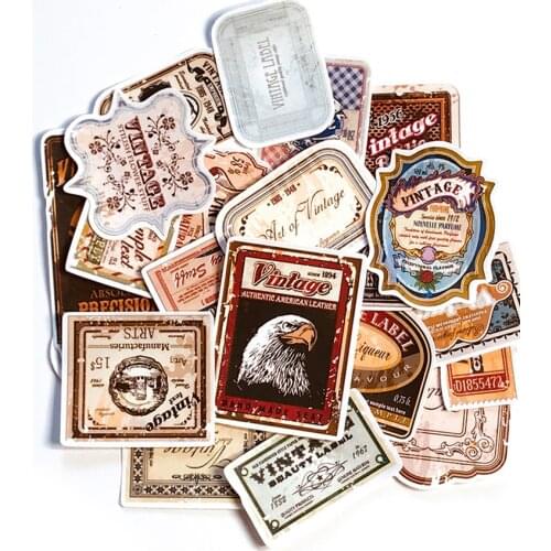 24PCS Wine label Stickers Crafts And Scrapbooking stickers book Student label Decorative sticker kids toys