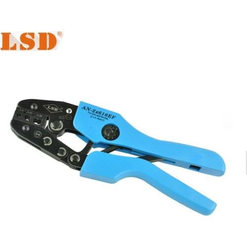 AN-2*616EF crimping pliers for twin wire end terminals 2*6-16mm2