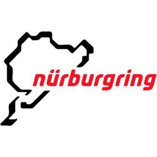 Car Stickers Decor Motorcycle Decals The Racing Track Nurburgring Vinyl Decorative Accessories Waterproof PVC,20cmx12cm