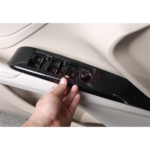 For Toyota Camry 2018 Armrest Lift Button Inner Door Window Glass Switch Panel Cover Normal Type Car Styling Accessories