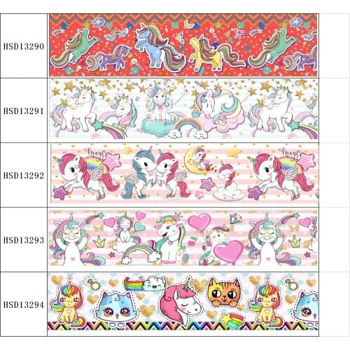 HSDRibbon free shipping 3" 75mm heat transfer printed hsd-design series Grosgrain Ribbon 50Yards/Roll